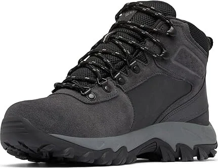 Columbia Newton Ridge Plus II Suede Waterproof Men's Climbing Shoes Shark/Black : 15 E - Wide, Leather/Suede - Image 5