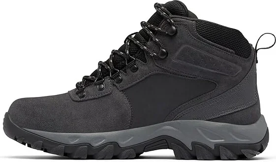 Columbia Newton Ridge Plus II Suede Waterproof Men's Climbing Shoes Shark/Black : 15 E - Wide, Leather/Suede - Image 6