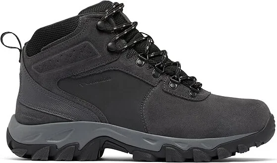 Columbia Newton Ridge Plus II Suede Waterproof Men's Climbing Shoes Shark/Black : 15 E - Wide, Leather/Suede - Image 7