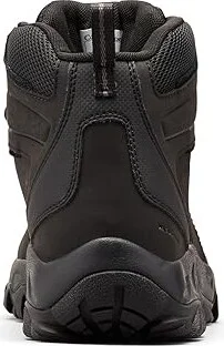 Columbia Newton Ridge Plus II Waterproof Men's Waterproof Boots Black/Black : 13 E - Wide, Leather/Suede/Synthetic - Image 4