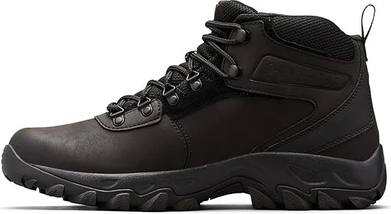 Columbia Newton Ridge Plus II Waterproof Men's Waterproof Boots Black/Black : 13 E - Wide, Leather/Suede/Synthetic - Image 6