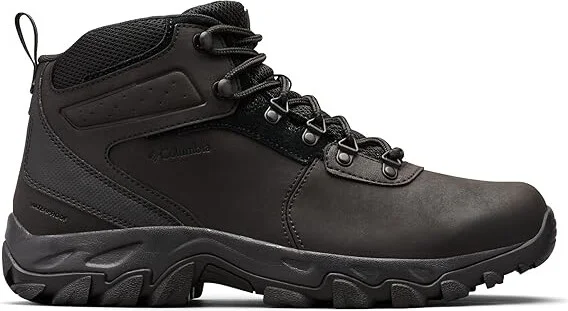 Columbia Newton Ridge Plus II Waterproof Men's Waterproof Boots Black/Black : 13 E - Wide, Leather/Suede/Synthetic - Image 7
