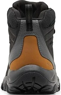 Columbia Newton Ridge Plus II Waterproof Men's Waterproof Boots Black/Shark 1 : 10 D - Medium, Leather/Suede/Synthetic - Image 4