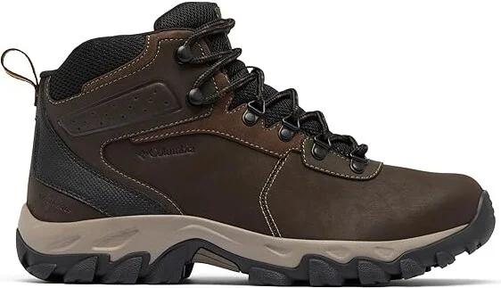 Columbia Newton Ridge Plus II Waterproof Men's Waterproof Boots Cordovan/Squash : 11 E - Wide, Leather/Suede/Synthetic - Image 7
