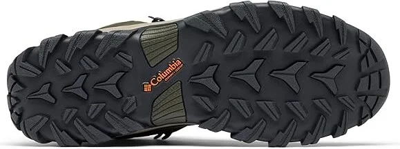 Columbia Newton Ridge Plus II Waterproof Men's Waterproof Boots Deep Olive/Desert Sun : 13 D - Medium, Leather/Suede/Synthetic - Image 3