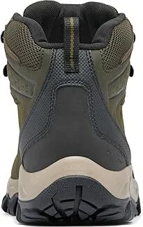 Columbia Newton Ridge Plus II Waterproof Men's Waterproof Boots Deep Olive/Desert Sun : 13 D - Medium, Leather/Suede/Synthetic - Image 4