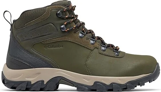 Columbia Newton Ridge Plus II Waterproof Men's Waterproof Boots Deep Olive/Desert Sun : 13 D - Medium, Leather/Suede/Synthetic - Image 6
