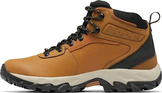Columbia Newton Ridge Plus II Waterproof Men's Waterproof Boots Elk/Black : 12 E - Wide, Leather/Suede/Synthetic - Image 6