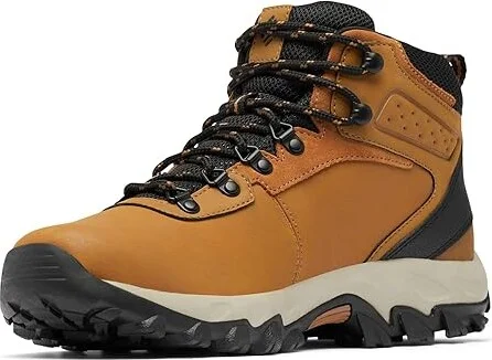 Columbia Newton Ridge Plus II Waterproof Men's Waterproof Boots Elk/Black : 12 E - Wide, Leather/Suede/Synthetic