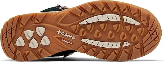 Columbia Newton Ridge Plus Waterproof Amped Women's Shoes Black/Blush Rose : 8 D - Wide, Leather/Rubber/Suede - Image 3