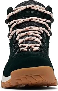Columbia Newton Ridge Plus Waterproof Amped Women's Shoes Black/Blush Rose : 8 D - Wide, Leather/Rubber/Suede - Image 5