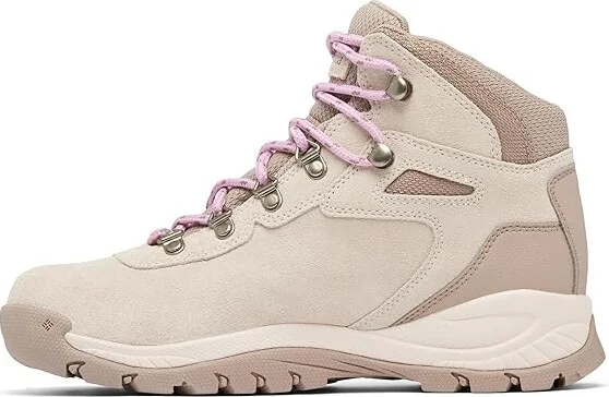 Columbia Newton Ridge Plus Waterproof Amped Women's Shoes Dark Stone/Cosmos 1 : 10 B - Medium, Leather/Rubber/Suede - Image 6