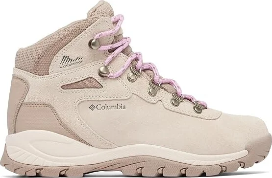 Columbia Newton Ridge Plus Waterproof Amped Women's Shoes Dark Stone/Cosmos 1 : 10 B - Medium, Leather/Rubber/Suede - Image 7