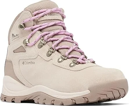 Columbia Newton Ridge Plus Waterproof Amped Women's Shoes Dark Stone/Cosmos 1 : 10 B - Medium, Leather/Rubber/Suede