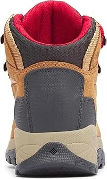 Columbia Newton Ridge Plus Waterproof Amped Women's Shoes Elk/Mountain Red 1 : 10 D - Wide, Leather/Rubber/Suede - Image 4