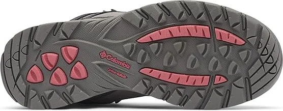 Columbia Newton Ridge Plus Waterproof Amped Women's Shoes Stratus/Canyon Rose 1 : 10 B - Medium, Leather/Rubber/Suede - Image 3