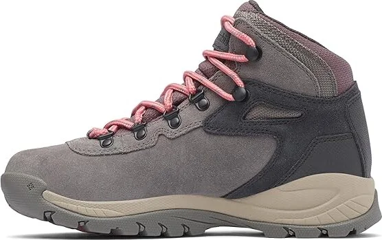 Columbia Newton Ridge Plus Waterproof Amped Women's Shoes Stratus/Canyon Rose 1 : 10 B - Medium, Leather/Rubber/Suede - Image 6