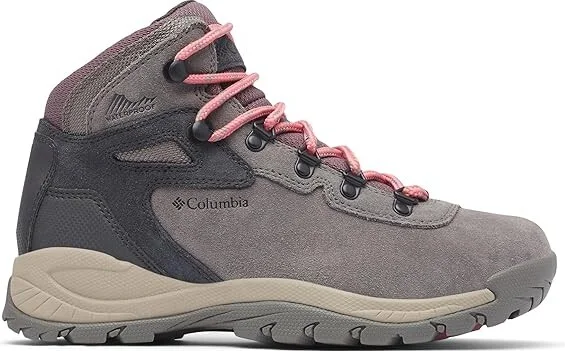 Columbia Newton Ridge Plus Waterproof Amped Women's Shoes Stratus/Canyon Rose 1 : 10 B - Medium, Leather/Rubber/Suede - Image 7