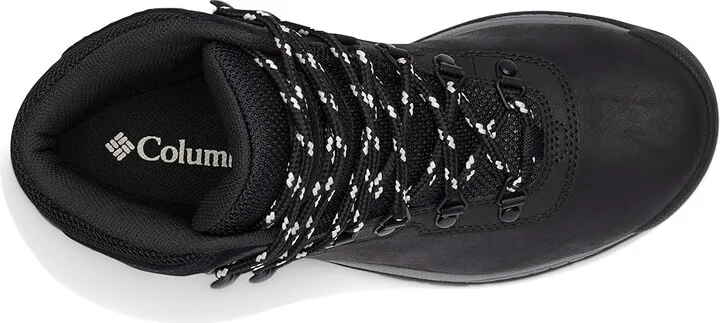 Columbia Newton Ridge Plus Women's Hiking Boots Black/Chalk 1 : 10 D - Wide, Leather/Rubber - Image 2