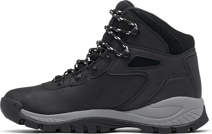Columbia Newton Ridge Plus Women's Hiking Boots Black/Chalk 1 : 10 D - Wide, Leather/Rubber - Image 6