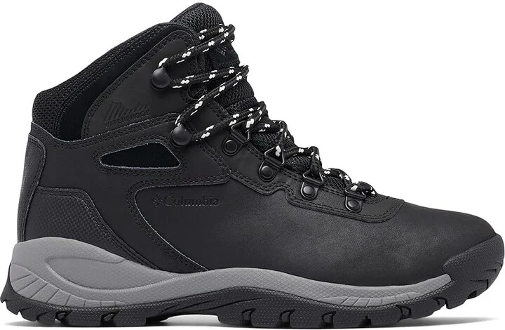Columbia Newton Ridge Plus Women's Hiking Boots Black/Chalk 1 : 10 D - Wide, Leather/Rubber - Image 7