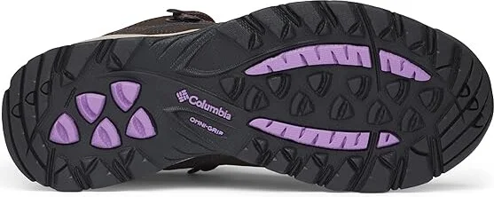 Columbia Newton Ridge Plus Women's Hiking Boots Cordovan/Crown Jewel 1 : 10 D - Wide, Leather/Rubber - Image 3