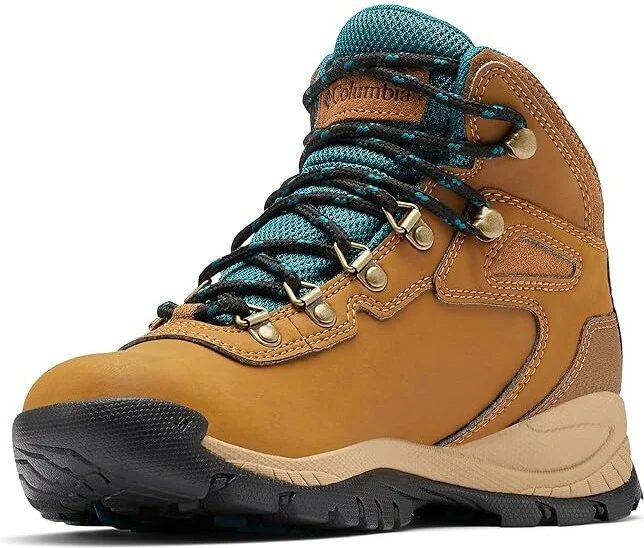 Columbia Newton Ridge Plus Women's Hiking Boots Elk/River Blue 1 : 10 D - Wide, Leather/Rubber - Image 5