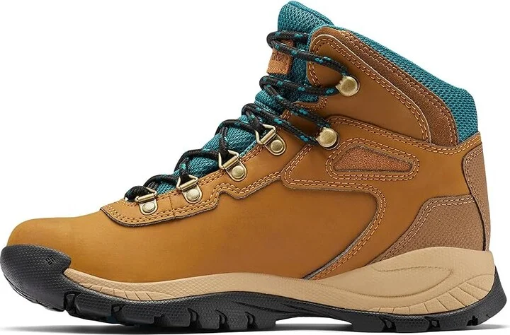 Columbia Newton Ridge Plus Women's Hiking Boots Elk/River Blue 1 : 10 D - Wide, Leather/Rubber - Image 6