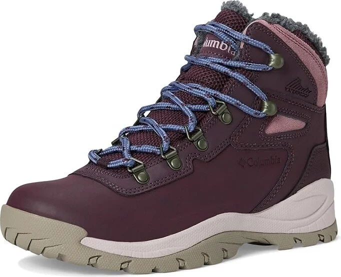 Columbia Newton Ridge Waterproof Omni-Heat II Women's Climbing Shoes Moonvista/Vapor : 10 B - Medium, Leather/Rubber/Suede - Image 5