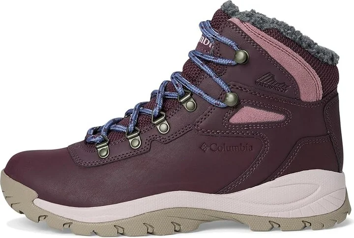 Columbia Newton Ridge Waterproof Omni-Heat II Women's Climbing Shoes Moonvista/Vapor : 10 B - Medium, Leather/Rubber/Suede - Image 6