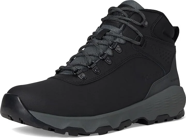 Columbia Newton Wander Leather Men's Climbing Shoes Black/Grill : 14 E - Wide - Image 5