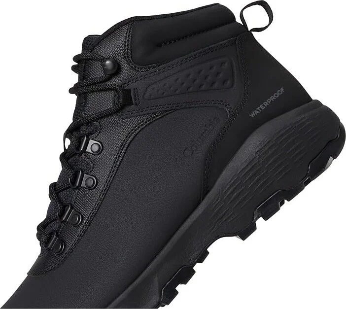 Columbia Newton Wander Leather Men's Climbing Shoes Black/Shark : 8.5 E - Wide - Image 7
