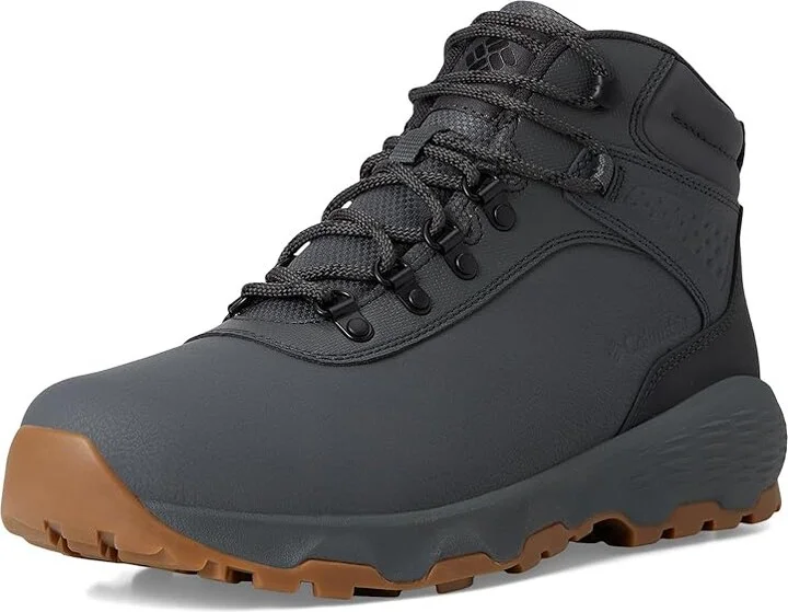 Columbia Newton Wander Leather Men's Climbing Shoes Black/Shark : 8.5 E - Wide - Image 11