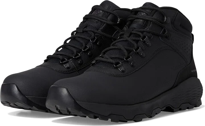 Columbia Newton Wander Leather Men's Climbing Shoes Black/Shark : 8.5 E - Wide