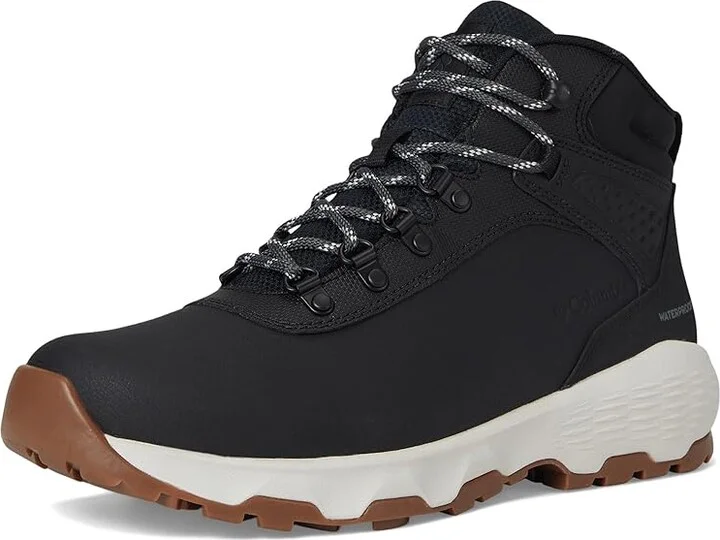 Columbia Newton Wander Leather Men's Climbing Shoes Black/Silver Grey : 11.5 E - Wide - Image 5