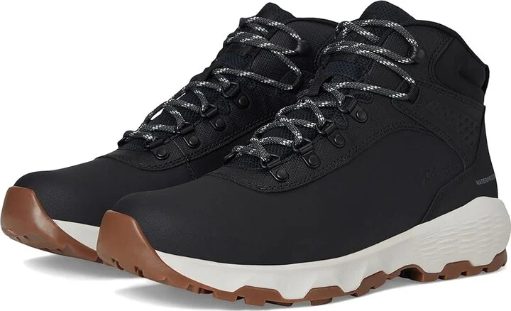 Columbia Newton Wander Leather Men's Climbing Shoes Black/Silver Grey : 11.5 E - Wide