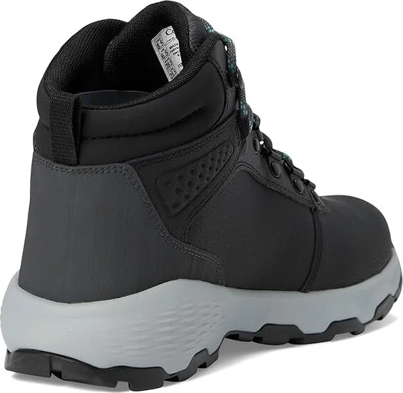 Columbia Newton Wander Leather Women's Climbing Shoes Black/Teal : 9.5 D - Wide, Canvas/Leather - Image 4