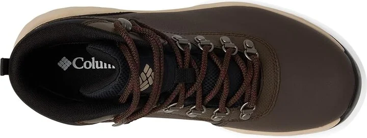 Columbia Newton Wander Leather Women's Climbing Shoes Cordovan/Black : 7 D - Wide, Canvas/Leather - Image 2