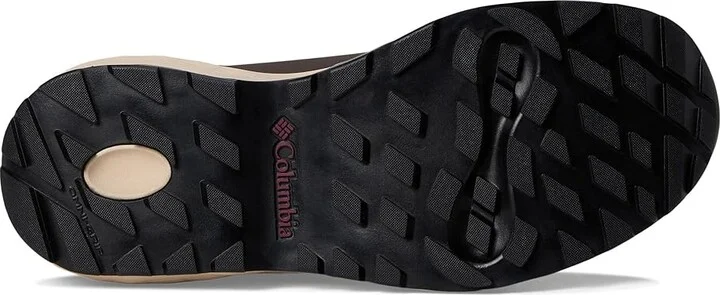 Columbia Newton Wander Leather Women's Climbing Shoes Cordovan/Black : 7 D - Wide, Canvas/Leather - Image 3