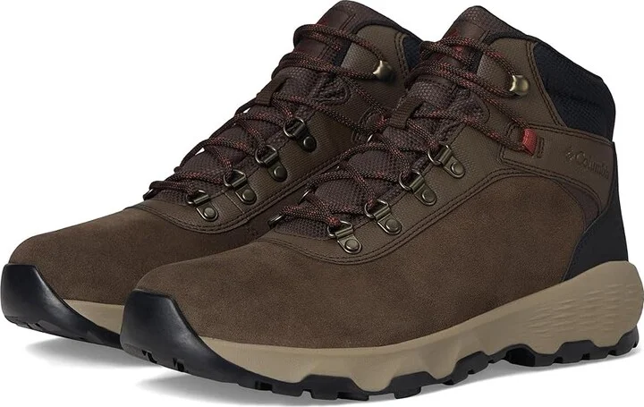 Columbia Newton Wander Men's Climbing Shoes Cordovan/Spice : 12 D - Medium, Suede