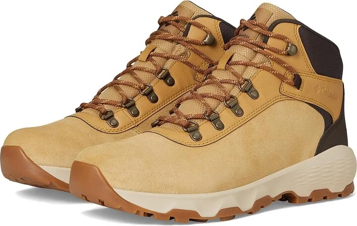 Columbia Newton Wander Men's Climbing Shoes Curry/Cordovan : 11.5 E - Wide, Suede