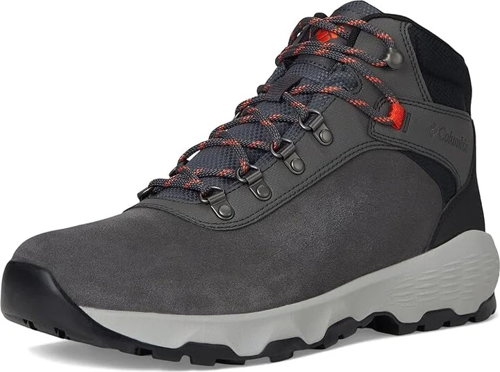 Columbia Newton Wander Men's Climbing Shoes Dark Grey/Red Quartz : 9 D - Medium, Suede - Image 5