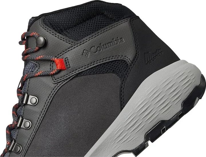 Columbia Newton Wander Men's Climbing Shoes Dark Grey/Red Quartz : 9 D - Medium, Suede - Image 7