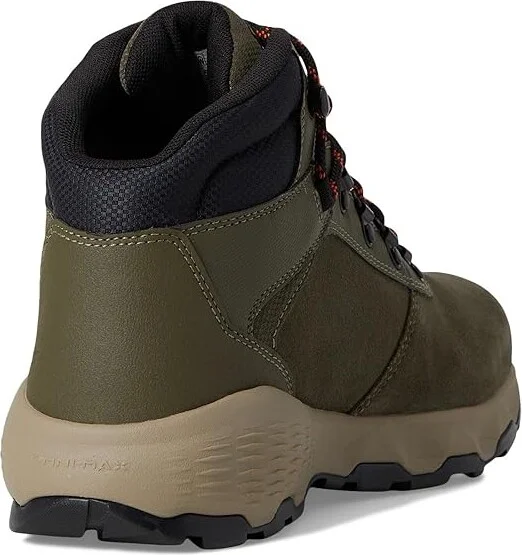Columbia Newton Wander Men's Climbing Shoes Peatmoss/Tangy Orange : 14 D - Medium, Suede - Image 4