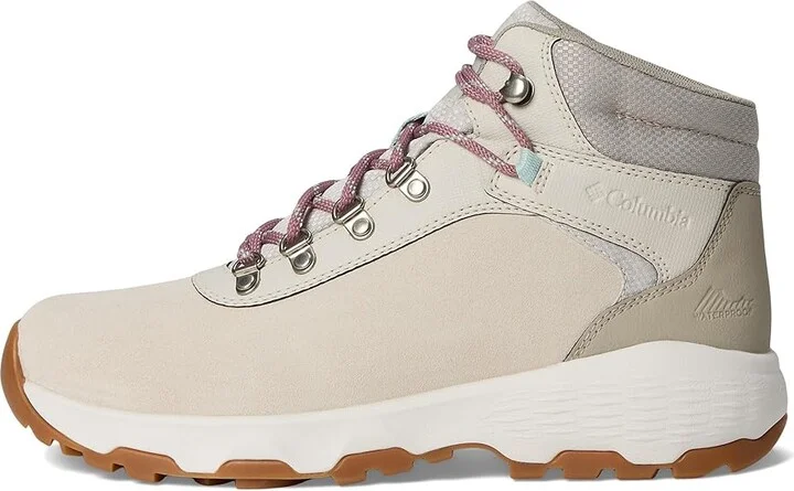 Columbia Newton Wander Women's Climbing Shoes Cloud Grey/Cool Green : 8.5 B - Medium, Suede - Image 6