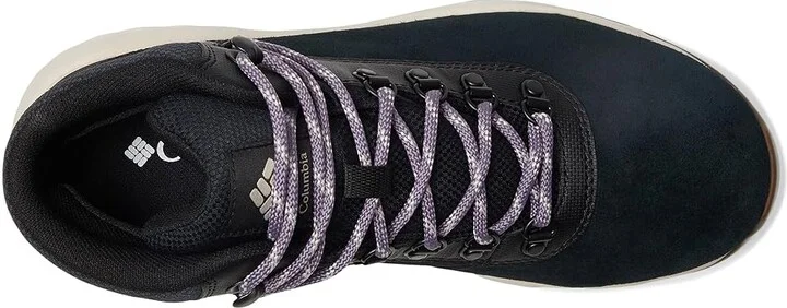 Columbia Newton Wander Women's Climbing Shoes Crushed Blue/White Peach : 10.5 D - Wide, Suede - Image 8