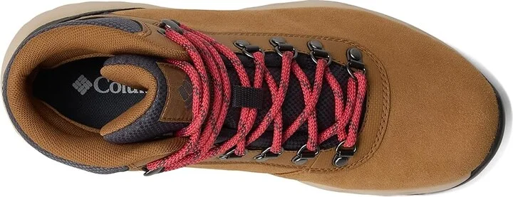 Columbia Newton Wander Women's Climbing Shoes Elk/Sunset Red : 6 D - Wide, Suede - Image 2