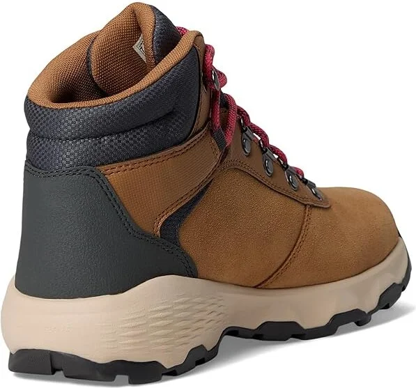 Columbia Newton Wander Women's Climbing Shoes Elk/Sunset Red : 6 D - Wide, Suede - Image 4