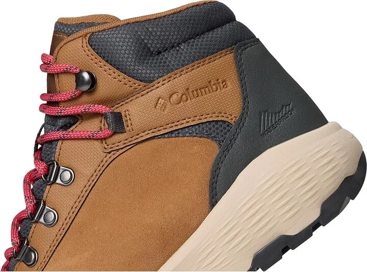 Columbia Newton Wander Women's Climbing Shoes Elk/Sunset Red : 6 D - Wide, Suede - Image 7