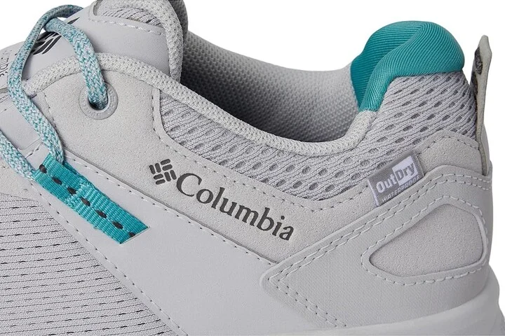 Columbia Peakfreak Hera Outdry Women's Climbing Shoes Cumulus Grey/Teal : 10 B - Medium, Canvas - Image 7